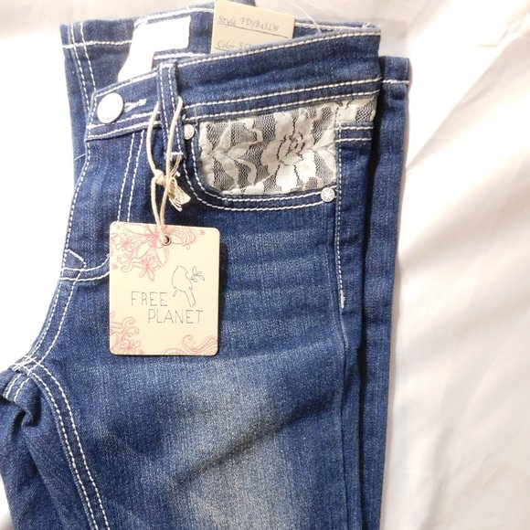 Free Planet Jeans Girl's Size 10 - Picture 1 of 5
